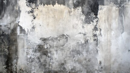 Grungy texture background on weathered wall revealing abstract pattern of light and shadow