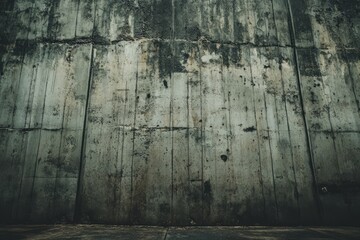 Distressed concrete wall and floor texture detail. AI generated