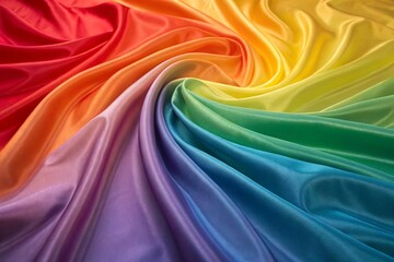 Obraz premium Colorful flowing rainbow background