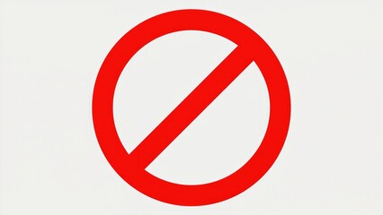 A classic no entry sign in monochrome, perfect for use in editorial or commercial contexts where a simple yet effective message is needed