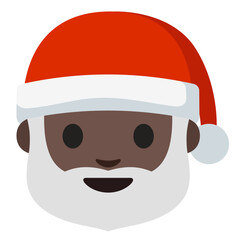 Santa Claus Emoji (Dark Skin)
