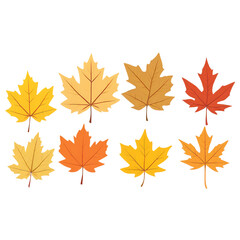 Autumn Leaves Background - Vibrant Fall Foliage in Warm Tones