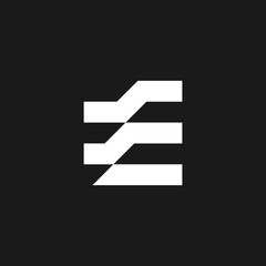 letter E logo