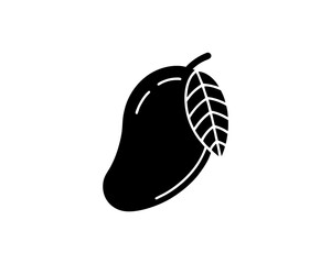 creative details Mango (Aam) Icon vector illustration