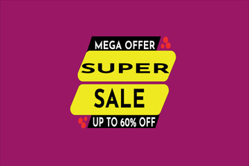 Discount, Super Sale  Offer Banner Tag 19
