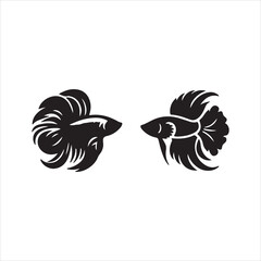 vector image of an fish