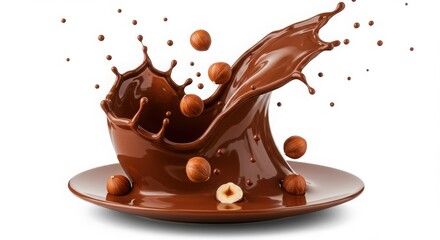 milk chocolate splash