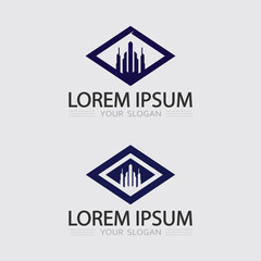Business logo and design icon sign illustration