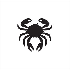 vector illustration of a crab