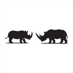 rhino vector illustration