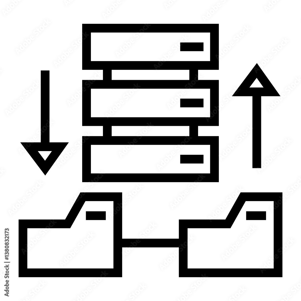 Poster data backup icon