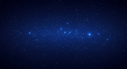 Fototapeta premium Midnight Sparkle Cascade AI Generated