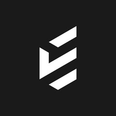 letter E logo