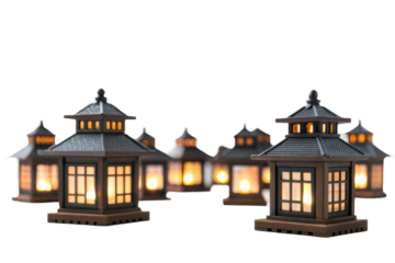 Decorative lanterns create a warm ambiance for outdoor gatherings and evening events