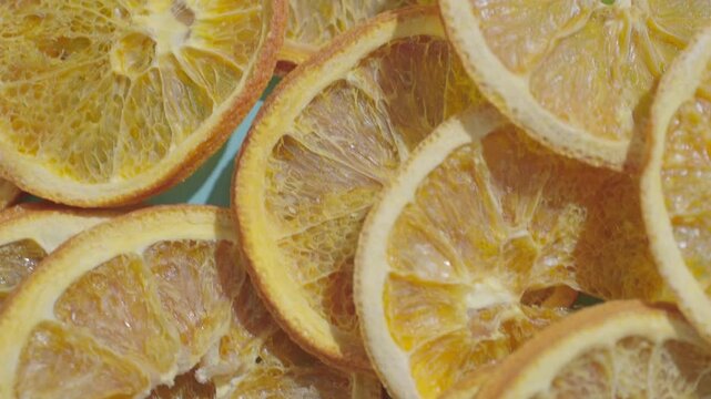 cinnamon sticks and dried orange