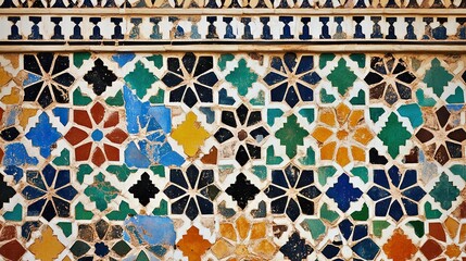 A cultural pattern unique with Moroccan tile-inspired designs.