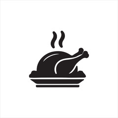 Cooking chicken vector