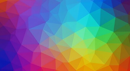 Chromatic Polygons AI Generated