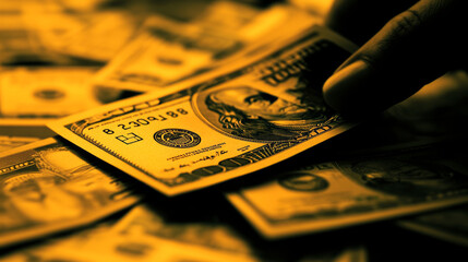 100% Cash back service, financial payment label. Vector illustration