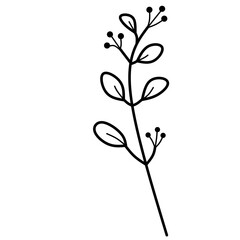 Leaf Doodle, Aesthetic Leaf