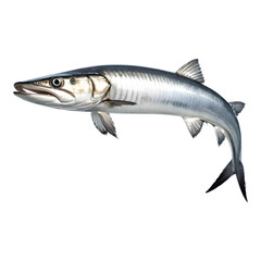 Obraz premium Streamlined Barracuda Fish in the Ocean