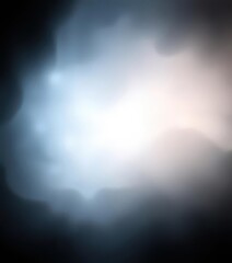 Obraz premium Soft, ethereal white glow on dark abstract backdrop, effect, dark