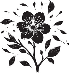 Open blossom vector