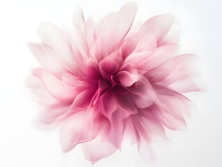 Fototapeta premium Elegant pink powder explosion abstract art digital creation minimalist style close-up view beauty concept for visual impact