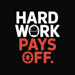 Motivational Vector Design Celebrating Hard Work and Success