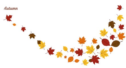 Obraz premium Autumn's Gentle Swirl AI Generated