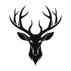 Fototapeta premium deer head vector