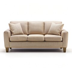 Fototapeta premium sofa isolated on white background