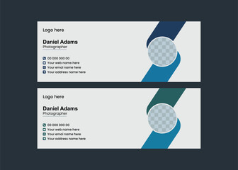 Modern corporate facebook cover template