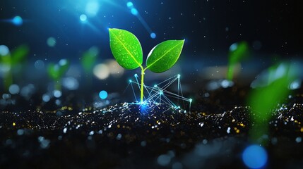 A conceptual fusion of organic life and artificial intelligence.