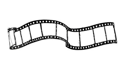 Fototapeta premium film strip isolated on white