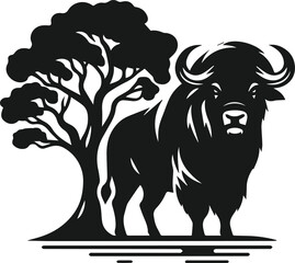 Buffalo silhouette
