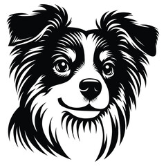vector illustration of a dog