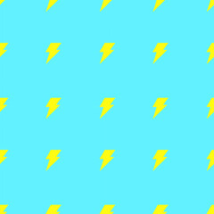 seamless design of yellow lightning