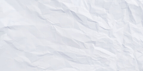 Vector texture of crumpled paper. Realistic illustration. Top view.