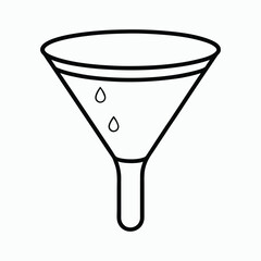 martini glass isolated on white