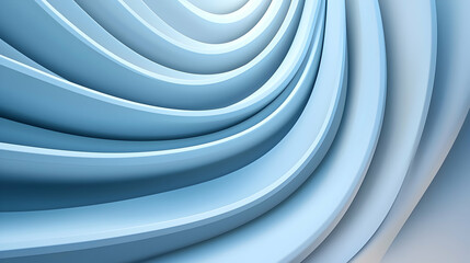 Fototapeta premium Abstract Blue Swirling Background with Dynamic Curves