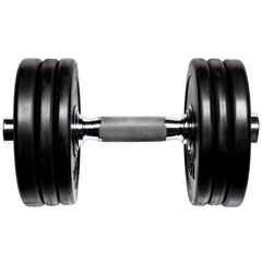 Isolated Gym Dumbbells on transparent background