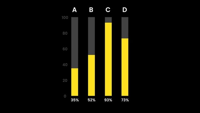 Infographic Modern Bar Chart