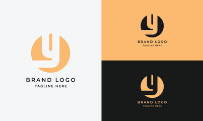 Bold Letter Y Logo Design: Creative Circle Emblem and Icon for Business Branding, Website, and Marketing
