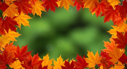 Autumn's Ember Embrace AI Generated