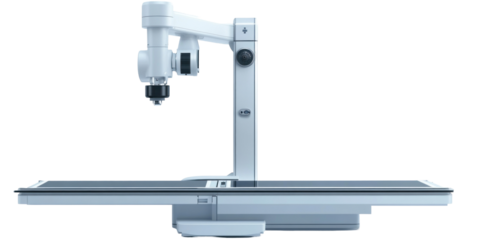 Portable X-Ray Machine on transparent background