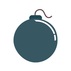 Obraz premium Illustration of a classic flintlock bomb, featuring detailed design elements