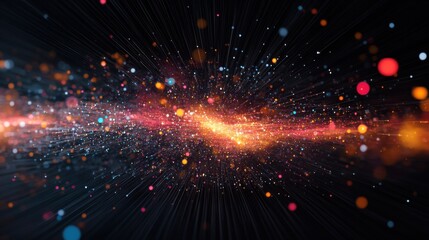 Obraz premium Advanced tech analytics