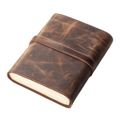 Premium Leather Journal with Blank Pages Transparent Background