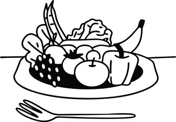 cake with fruits and berries